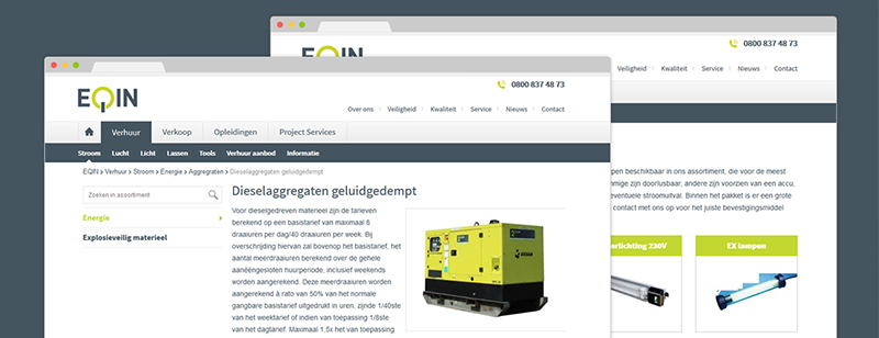 Een e-catalogus voor EQIN