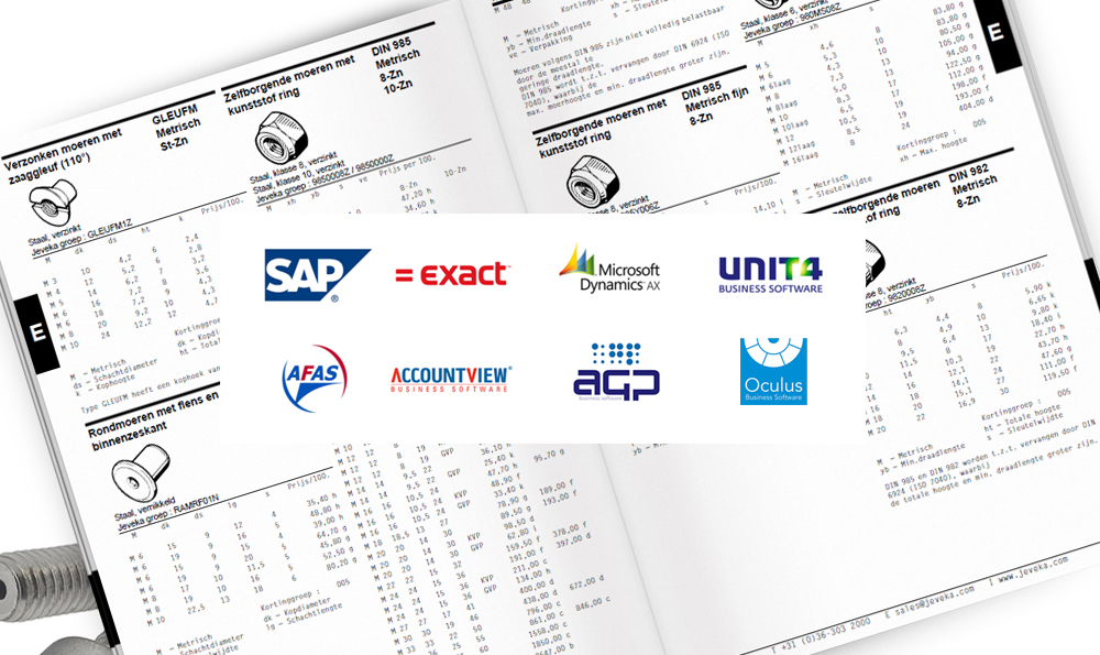 Uw catalogus vanuit uw ERP systeem