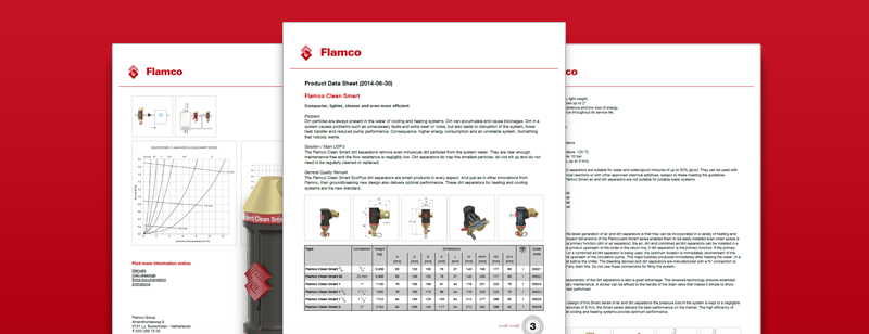 Automatisch gegenereerde PDF productsheets