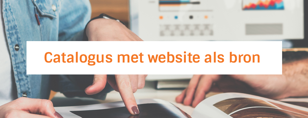 Een geautomatiseerde catalogus met een website als bron