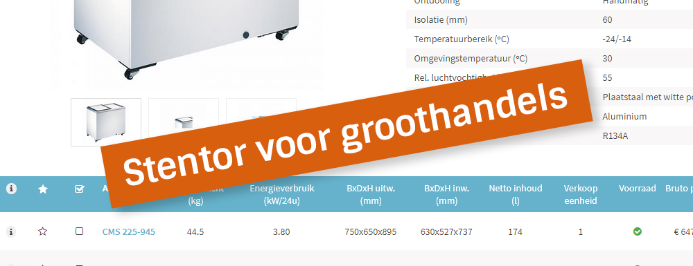 webshop voor groothandel