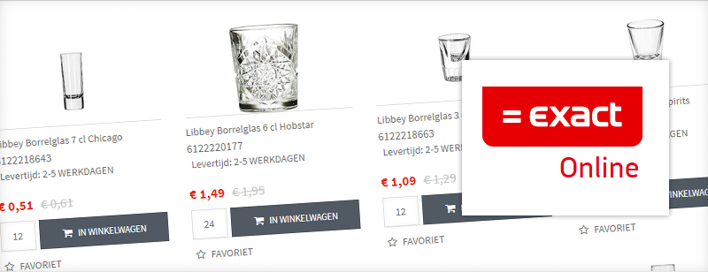 Wicor: webshop met Exact online koppeling
